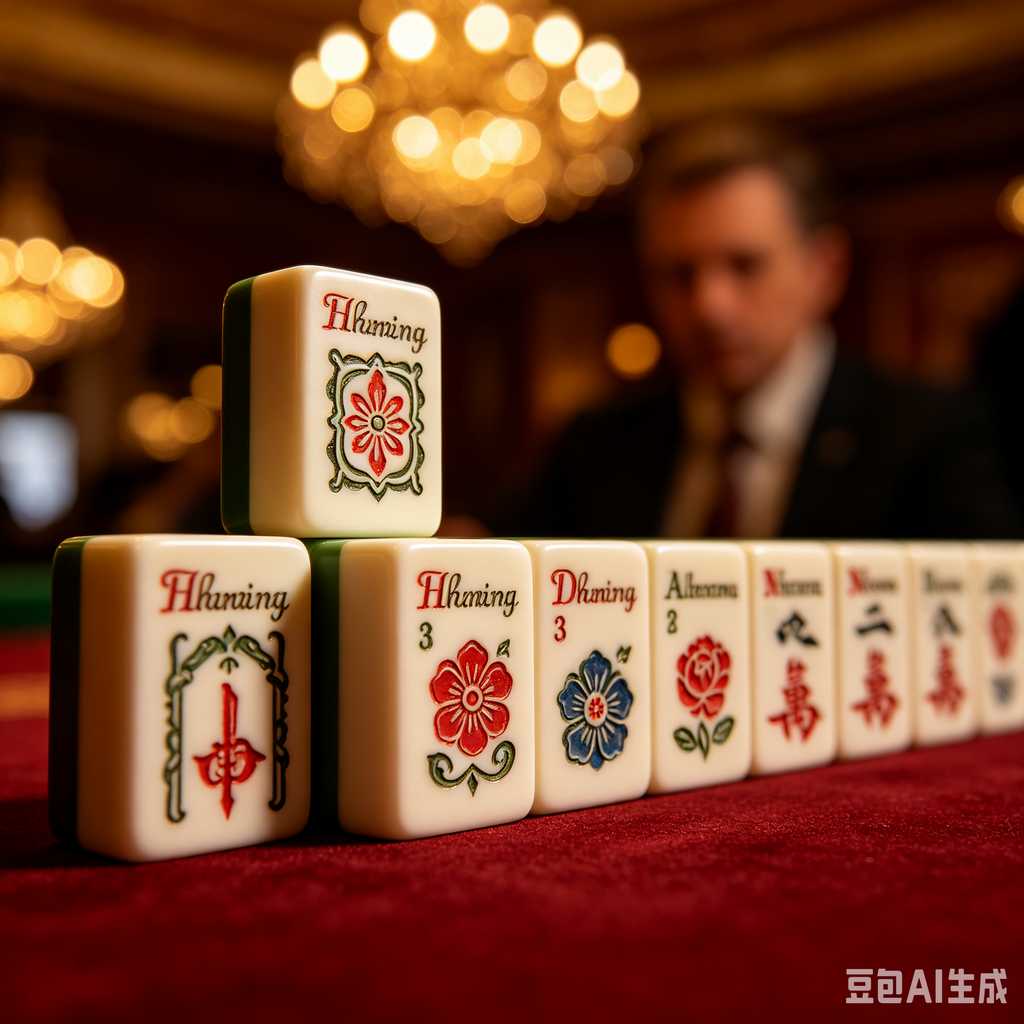 colorful mahjong score chips